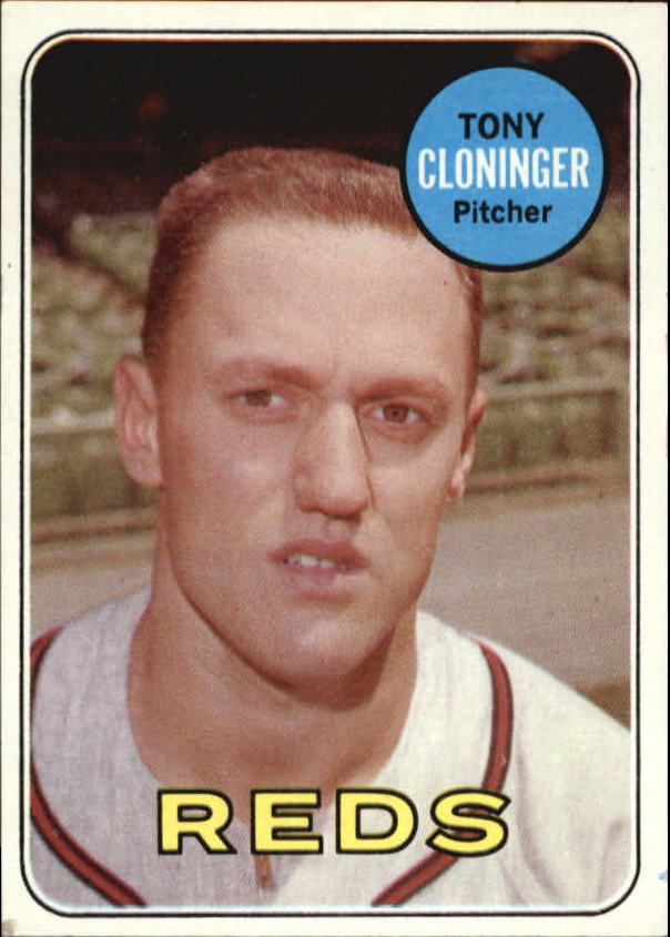 1969 Topps #492 Tony Cloninger