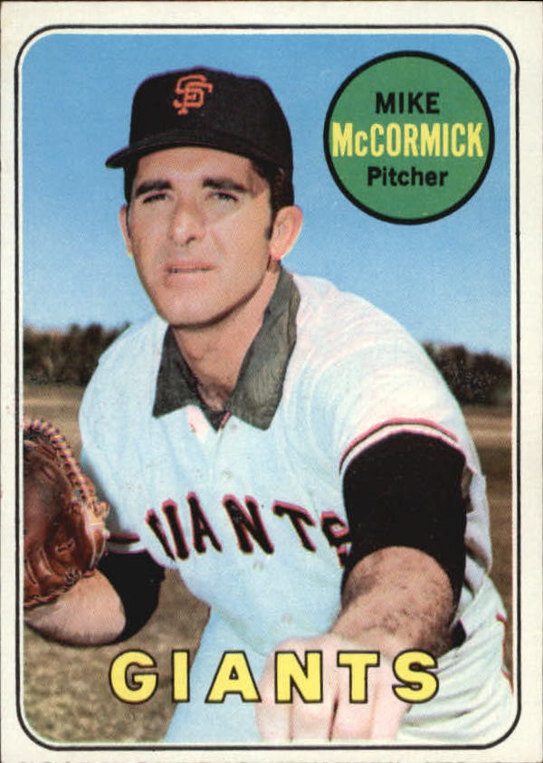 1969 Topps #517 Mike McCormick - VG