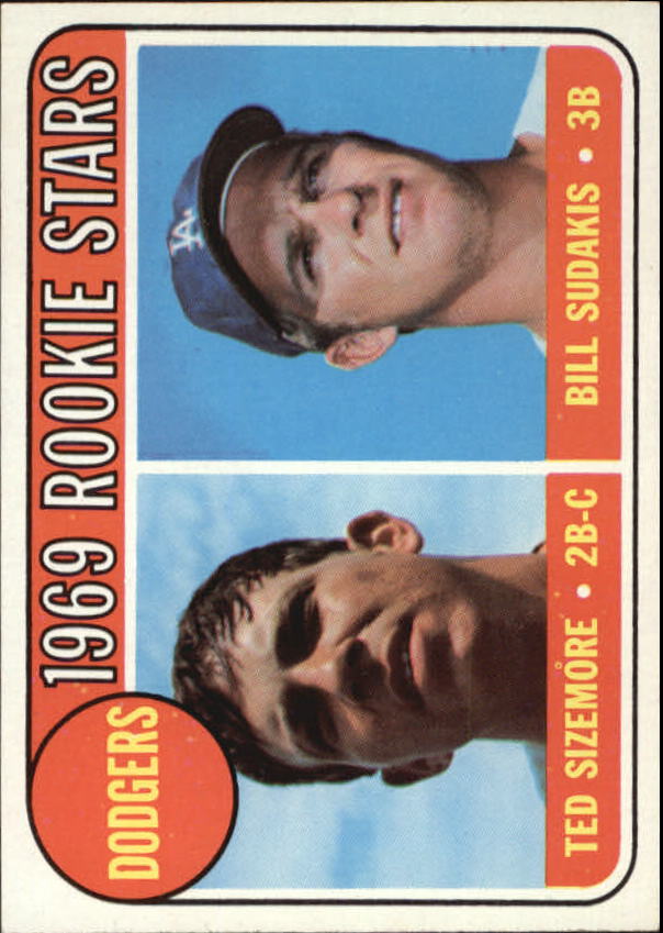 1969 Topps #552 Rookie Stars/Ted Sizemore RC/Bill Sudakis RC