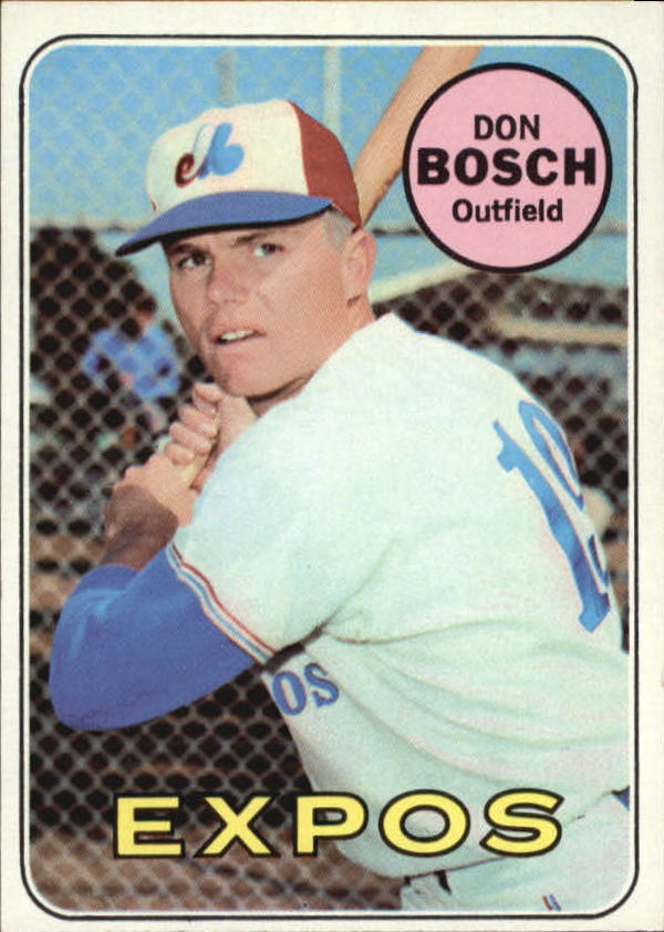 1969 Topps #578 Don Bosch