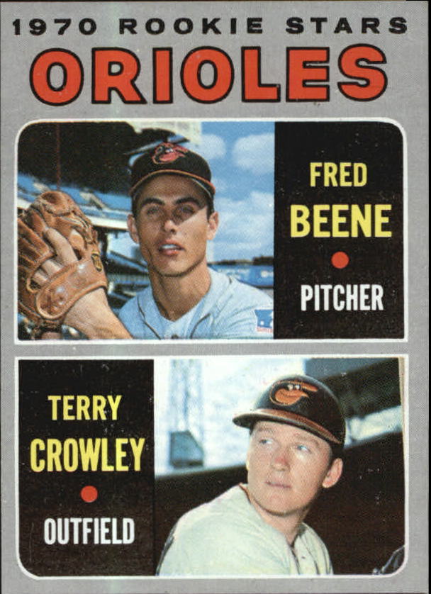1970 Topps #121 Rookie Stars/Fred Beene RC/Terry Crowley RC