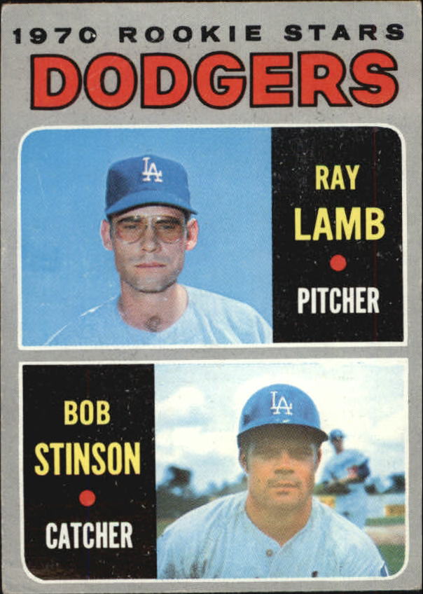 1970 Topps #131 Rookie Stars/Ray Lamb RC/Bob Stinson RC
