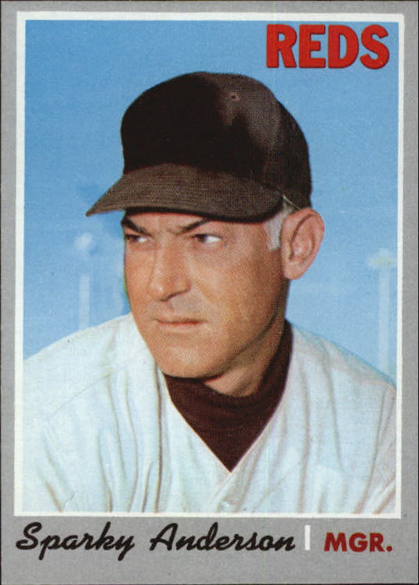 1970 Topps #181 Sparky Anderson MG