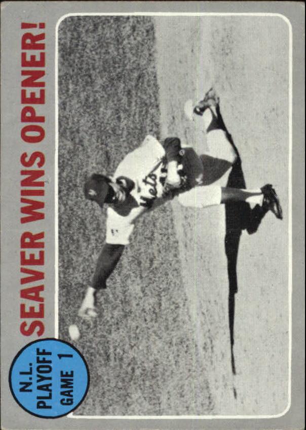 1970 Topps #195 NL Playoff Game 1/Tom Seaver