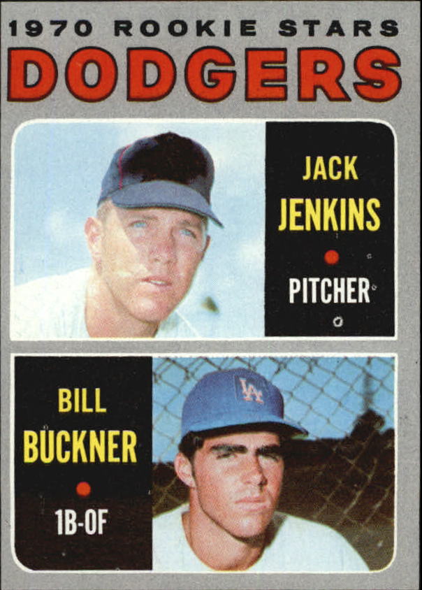 1970 Topps #286 Rookie Stars/Jack Jenkins RC/Bill Buckner RC