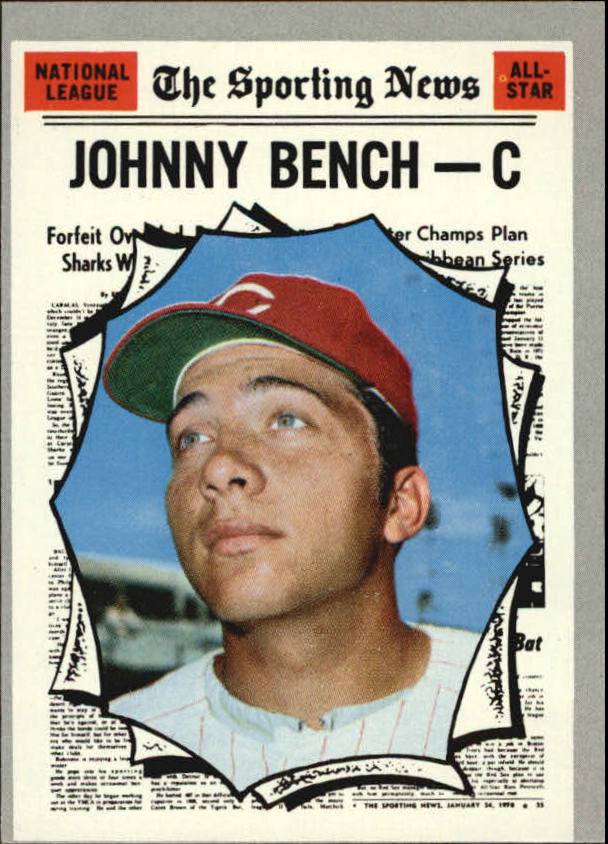 1970 Topps #464 Johnny Bench AS
