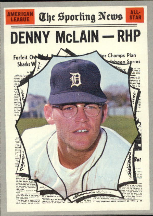 1970 Topps #467 Denny McLain AS