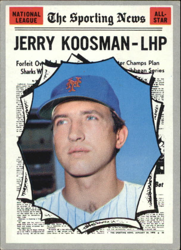 1970 Topps #468 Jerry Koosman AS