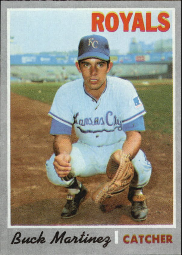 1970 Topps #609 Buck Martinez RC/Inconsistent design/card number in/white circle