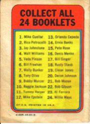 1970 Topps Booklets #14 Ernie Banks back image