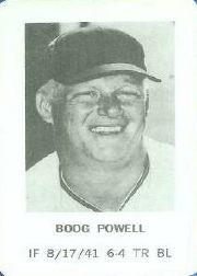 1970 Milton Bradley #22 Boog Powell