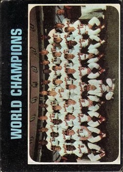 1971 Topps #1 Baltimore Orioles TC