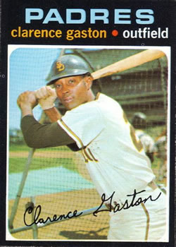 1971 Topps #25 Clarence Gaston