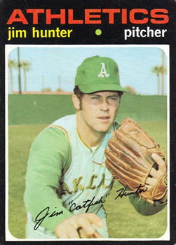 1971 Topps #45 Jim Hunter