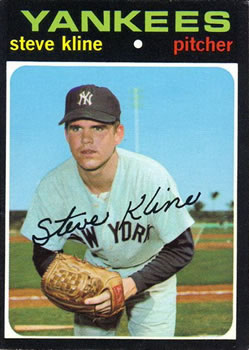 1971 Topps #51 Steve Kline RC