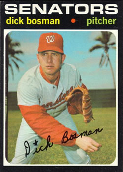 1971 Topps #60 Dick Bosman