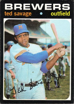 1971 Topps #76 Ted Savage