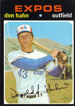1971 Topps #94 Don Hahn RC