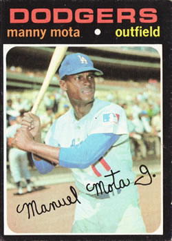 1971 Topps #112 Manny Mota