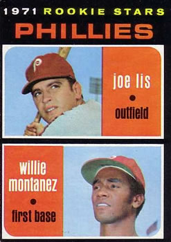1971 Topps #138 Rookie Stars/Joe Lis/Willie Montanez RC