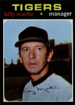 1971 Topps #208 Billy Martin MG
