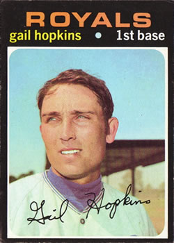 1971 Topps #269 Gail Hopkins