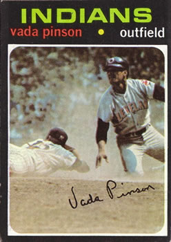 1971 Topps #275 Vada Pinson