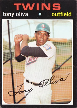 1971 Topps #290 Tony Oliva