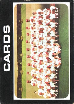 1971 Topps #308 St. Louis Cardinals TC
