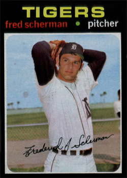 1971 Topps #316 Fred Scherman RC