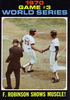 1971 Topps #329 World Series Game 3/Frank Robinson