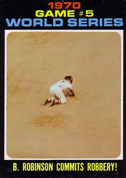 1971 Topps #331 World Series Game 5/Brooks Robinson