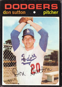 1971 Topps #361 Don Sutton