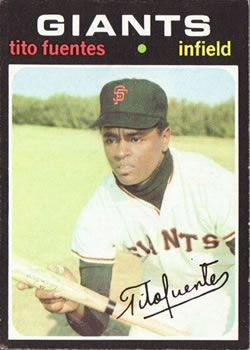 1971 Topps #378 Tito Fuentes