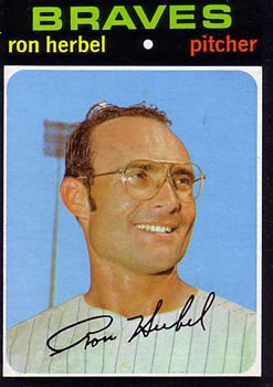 1971 Topps #387 Ron Herbel
