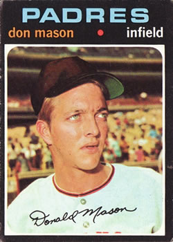 1971 Topps #548 Don Mason