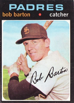 1971 Topps #589 Bob Barton