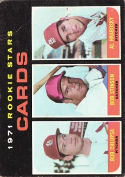 1971 Topps #594 Rookie Stars/Bob Chlupsa RC/Bob Stinson/Al Hrabosky RC