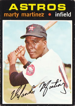1971 Topps #602 Marty Martinez