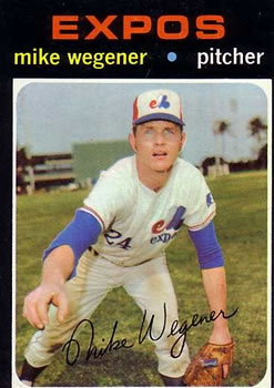 1971 Topps #608 Mike Wegener