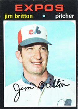 1971 Topps #699 Jim Britton