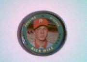 1971 Topps Coins #131 Rick Wise