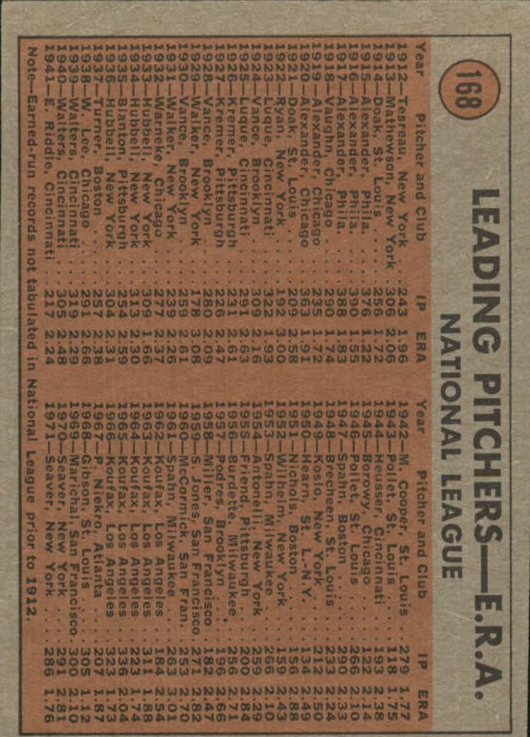 1972 Topps #168 Deron Johnson IA back image