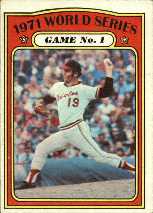 1972 Topps #223 World Series Game 1/Dave McNally