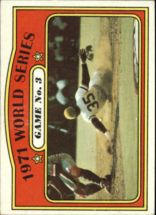 1972 Topps #225 World Series Game 3/Manny Sanguillen