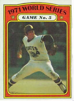 1972 Topps #227 World Series Game 5/Nellie Briles
