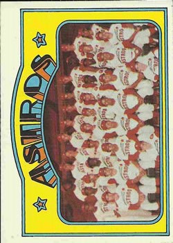 1972 Topps #282 Houston Astros TC