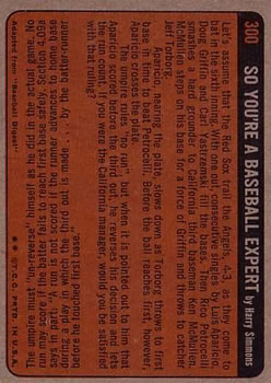 1972 Topps #300 Hank Aaron IA back image
