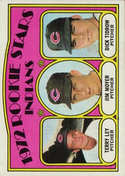 1972 Topps #506 Rookie Stars/Terry Ley RC/Jim Moyer RC/Dick Tidrow RC