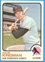 1973 Topps #23 Dave Kingman